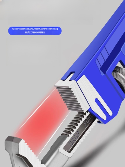 Profi-Rohrzange-geeignet für Wasserleitungen, großer Maulschlüssel