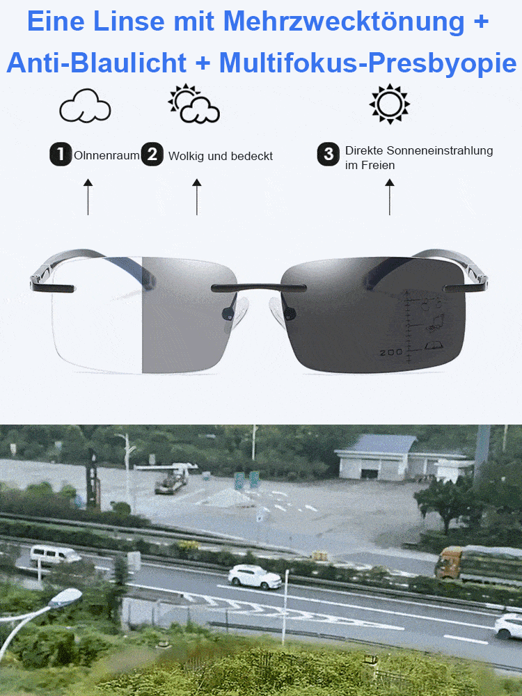 Die Autofokus-Brille: Stufenlose Sehstärke (100-700 Dioptrien) ohne Optiker-Termin.