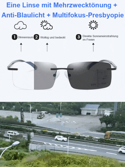 Die Autofokus-Brille: Stufenlose Sehstärke (100-700 Dioptrien) ohne Optiker-Termin.