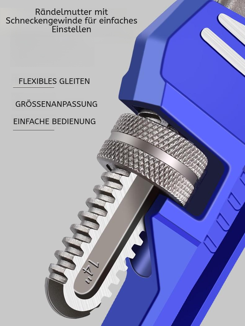 Profi-Rohrzange-geeignet für Wasserleitungen, großer Maulschlüssel