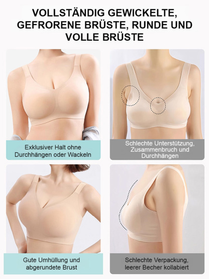 【BH ohne schmerzhafte Druckstellen】Formt & stützt ohne Bügel – für eine jugendliche Silhouette