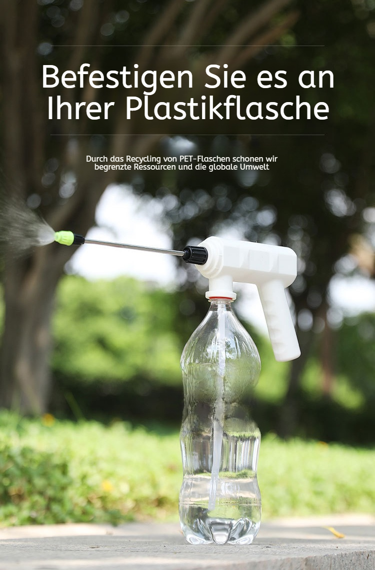 Gießkanne mit multifunktionalen Aufsätzen für verschiedene Pflanzen