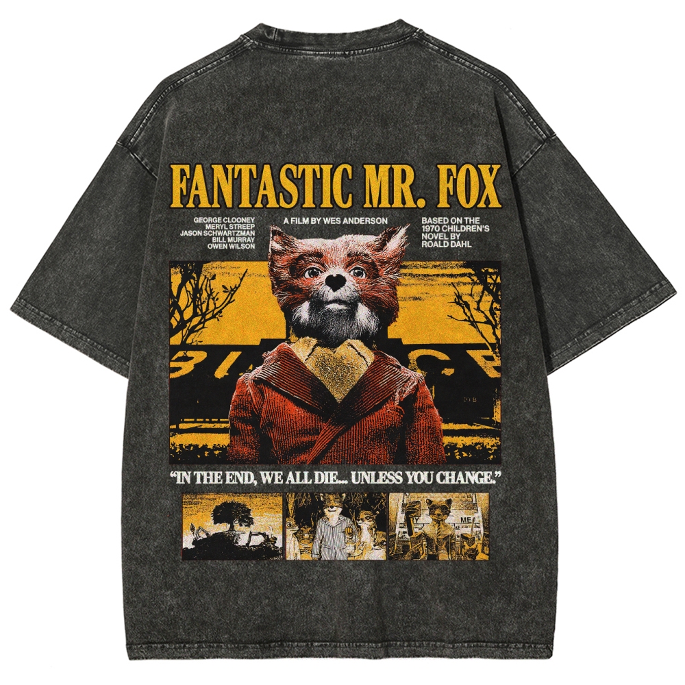 Fantastic Mr. Fox Retro Washed T-Shirt