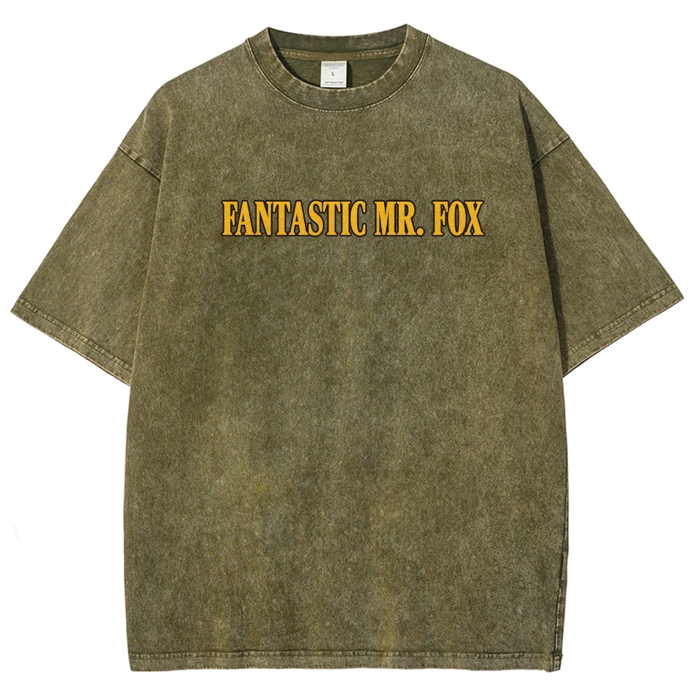 Fantastic Mr. Fox Retro Washed T-Shirt