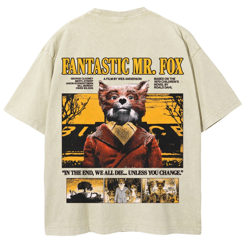 Fantastic Mr. Fox Retro Washed T-Shirt