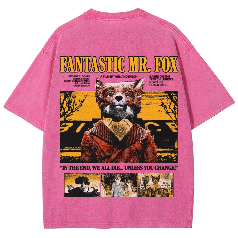 Fantastic Mr. Fox Retro Washed T-Shirt