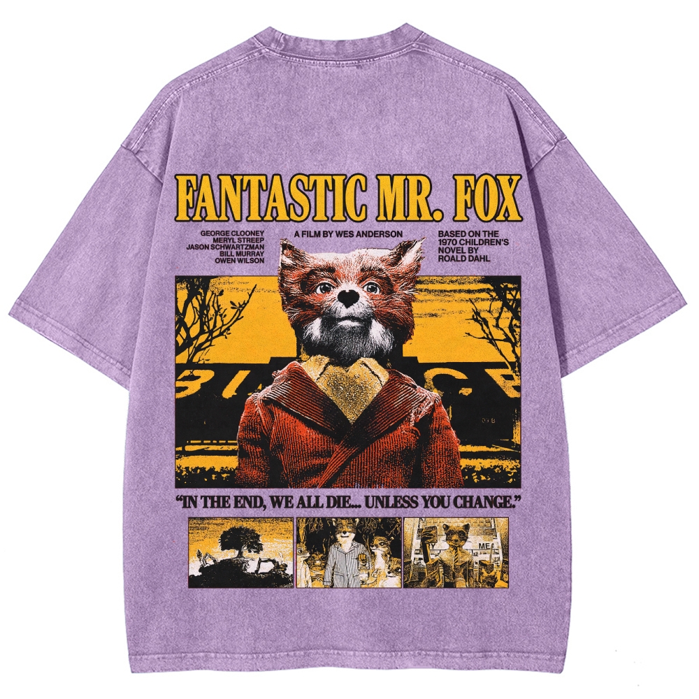 Fantastic Mr. Fox Retro Washed T-Shirt
