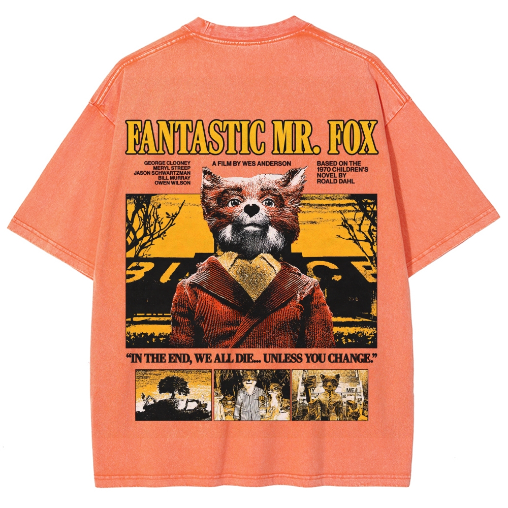 Fantastic Mr. Fox Retro Washed T-Shirt