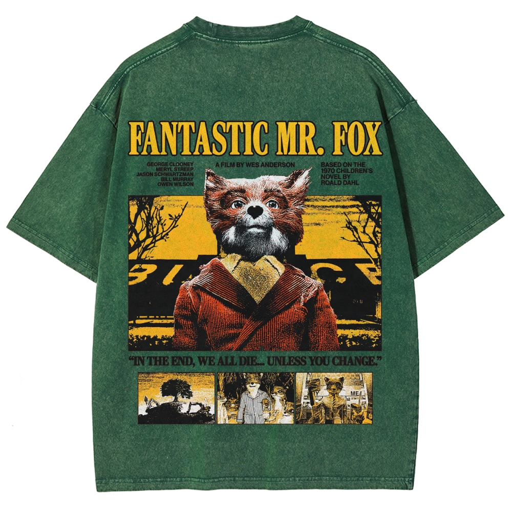 Fantastic Mr. Fox Retro Washed T-Shirt
