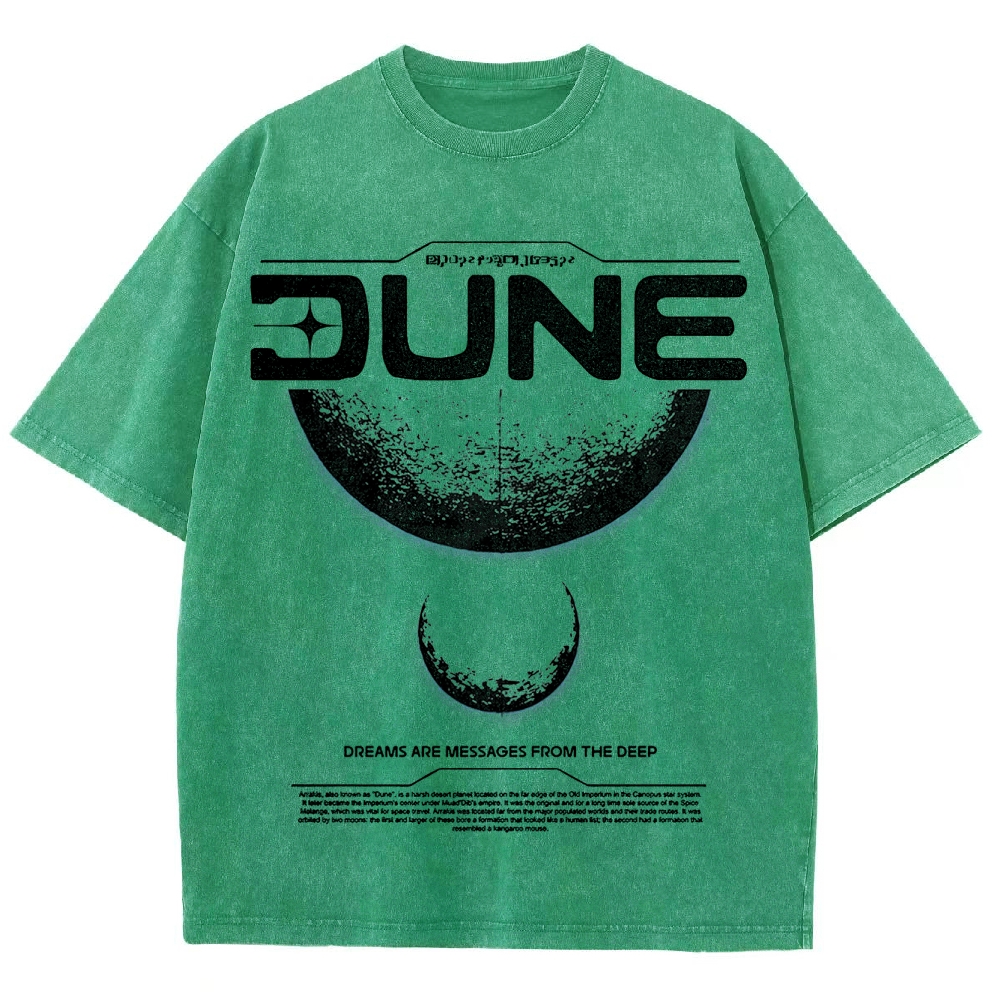 Cosmic & Philosophical Graphic Retro Washed T-Shirt