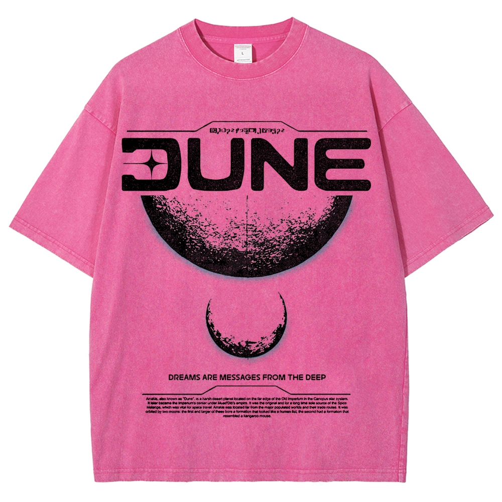 Cosmic & Philosophical Graphic Retro Washed T-Shirt