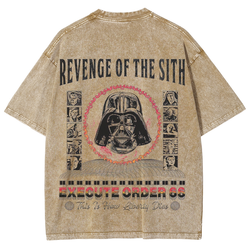 Revenge of the Sith Retro Washed T-Shirt
