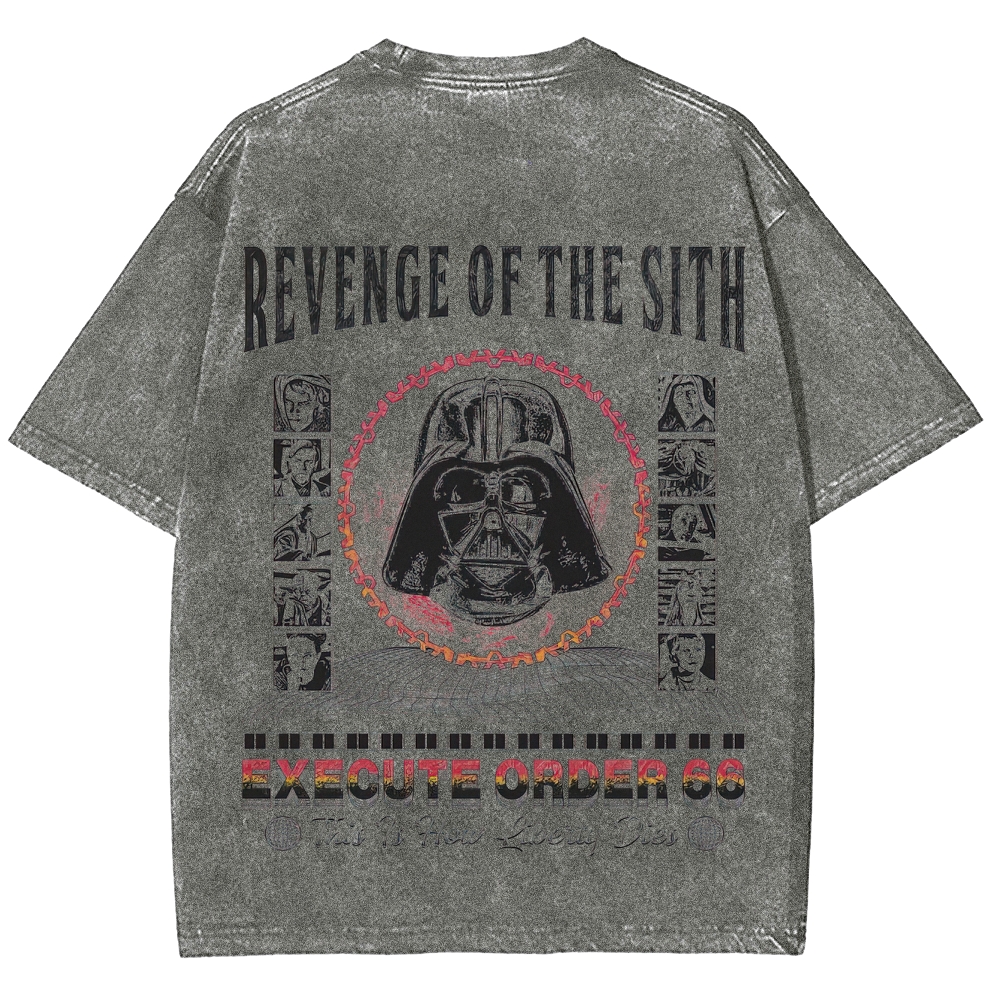 Revenge of the Sith Retro Washed T-Shirt