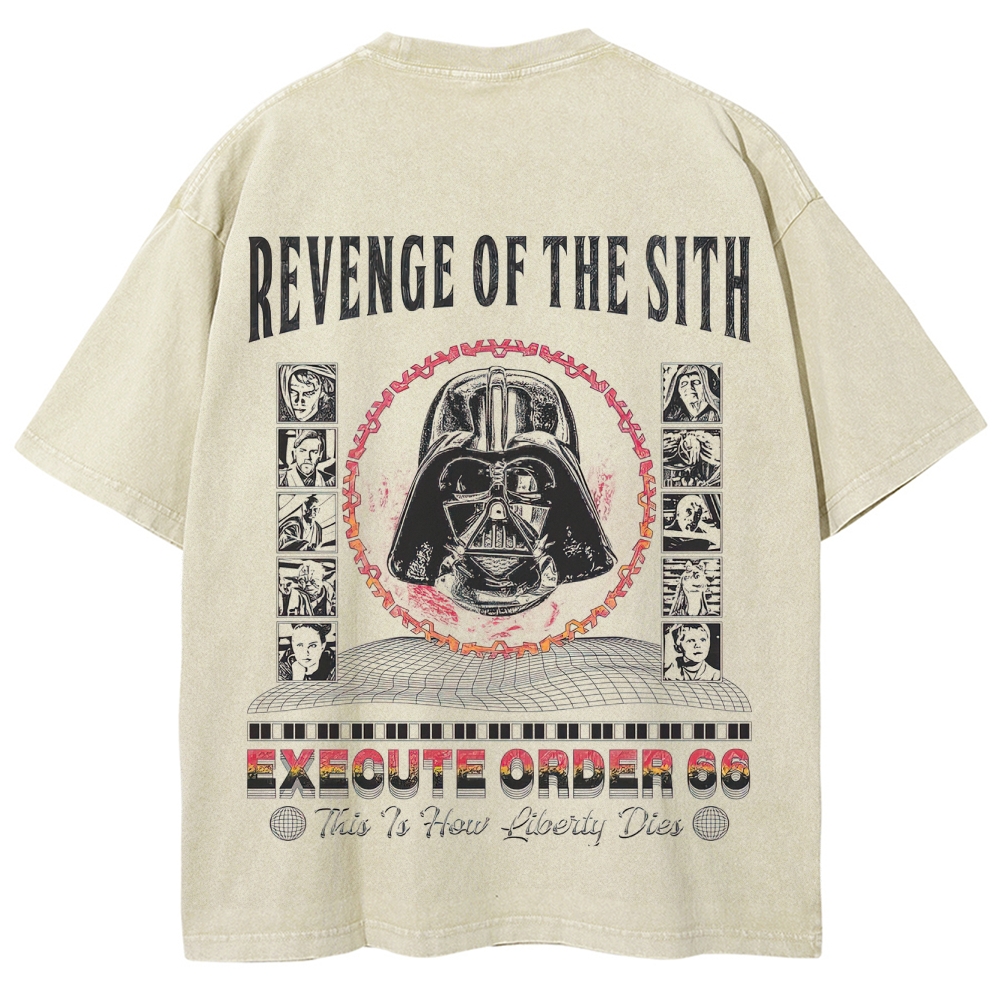 Revenge of the Sith Retro Washed T-Shirt