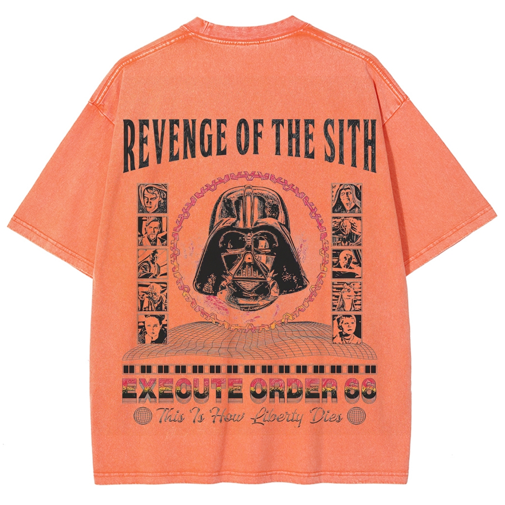Revenge of the Sith Retro Washed T-Shirt