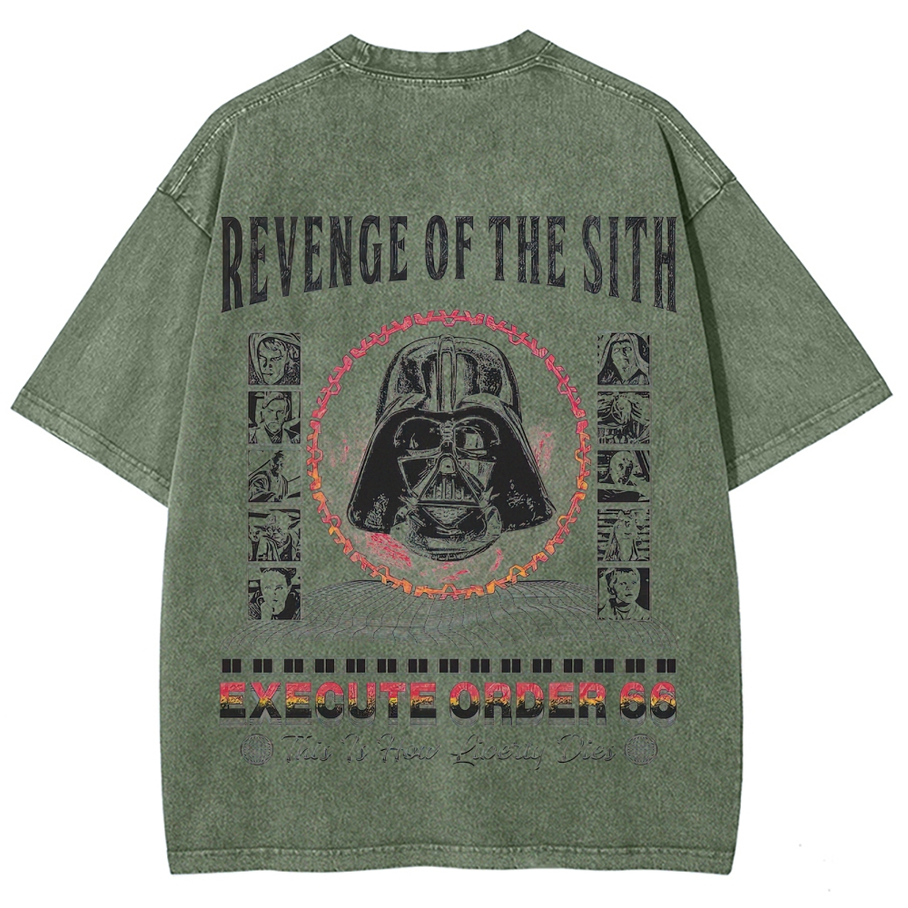 Revenge of the Sith Retro Washed T-Shirt