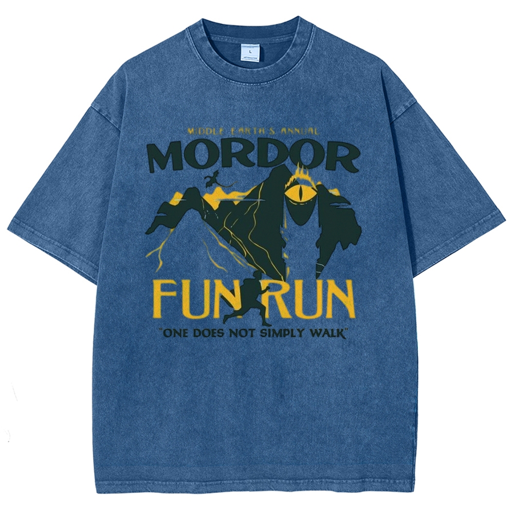 Mordor Fun Run Washed T-Shirt