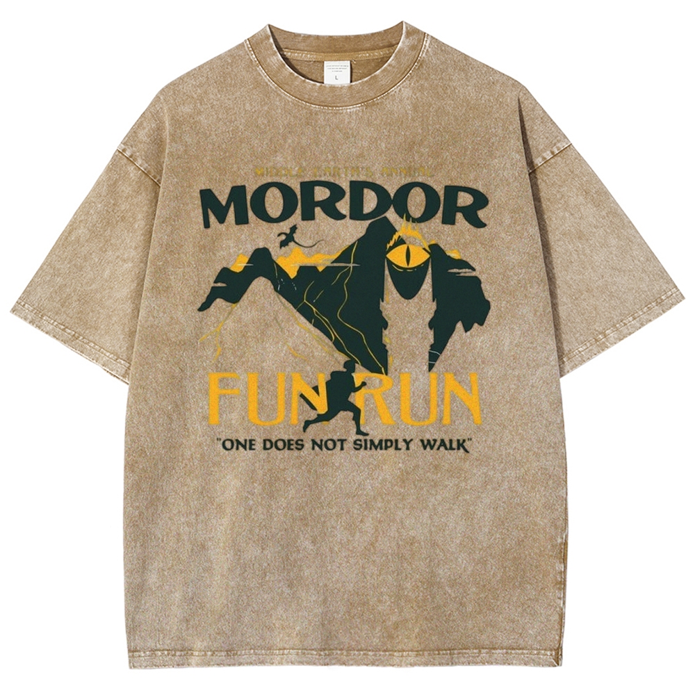Mordor Fun Run Washed T-Shirt