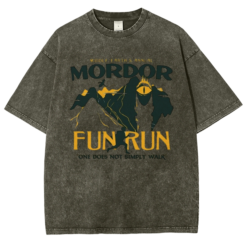 Mordor Fun Run Washed T-Shirt