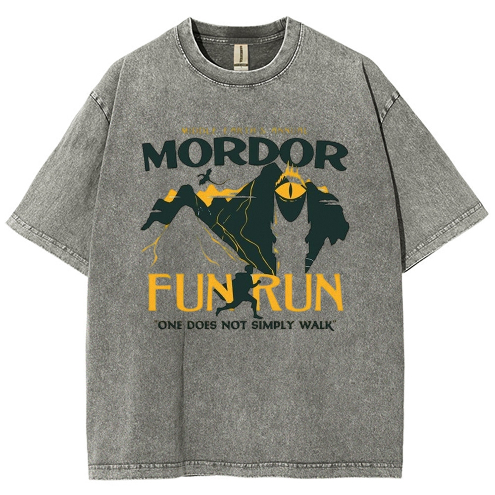 Mordor Fun Run Washed T-Shirt