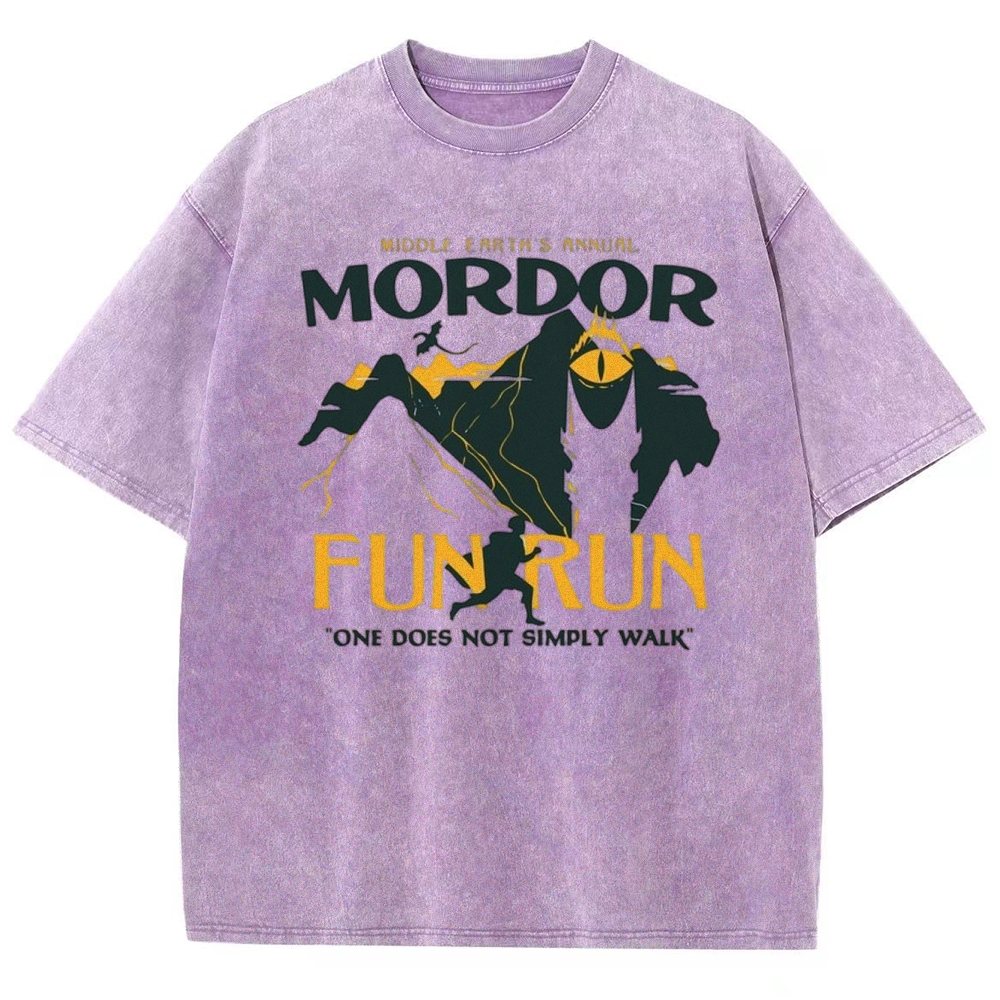 Mordor Fun Run Washed T-Shirt