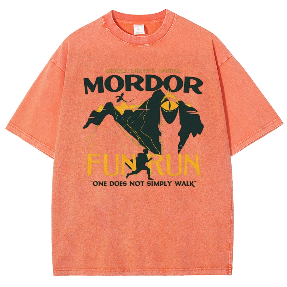 Mordor Fun Run Washed T-Shirt