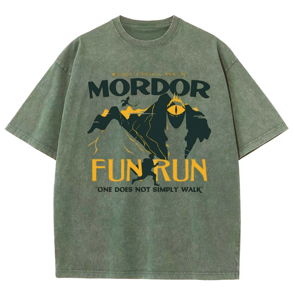 Mordor Fun Run Washed T-Shirt