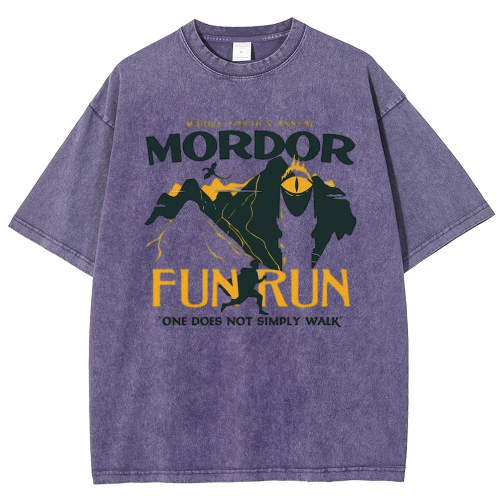 Mordor Fun Run Washed T-Shirt