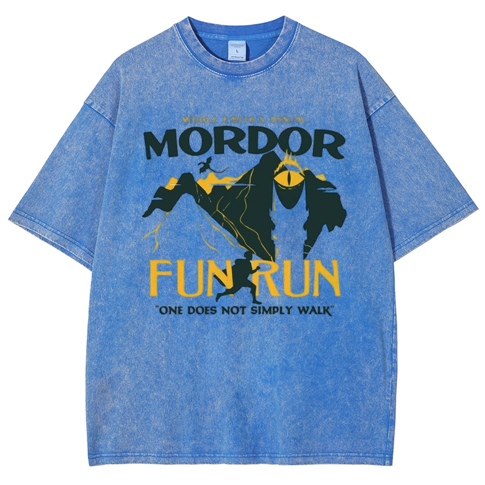 Mordor Fun Run Washed T-Shirt