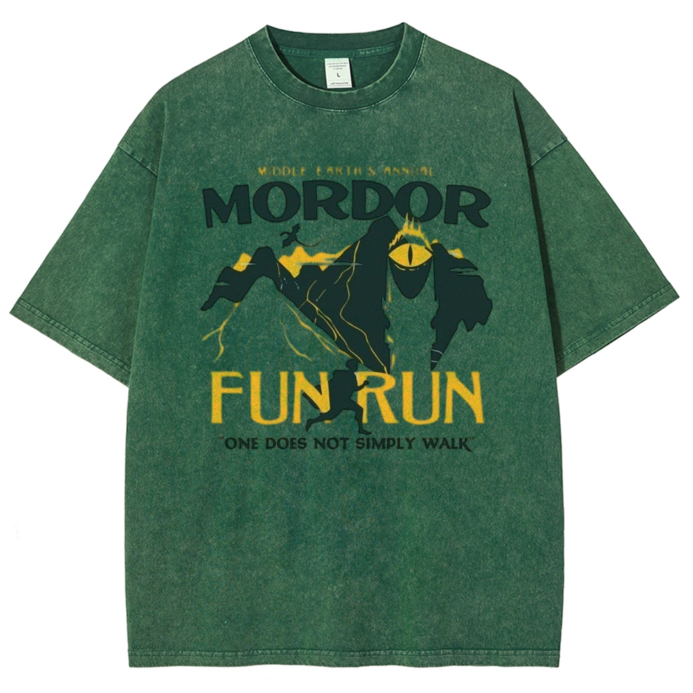 Mordor Fun Run Washed T-Shirt