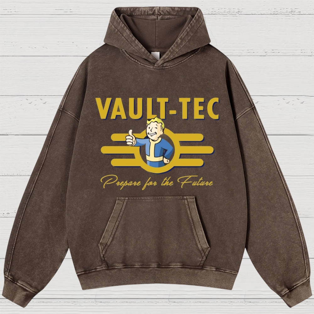 Vault-Tec Retro Washed Hoodies