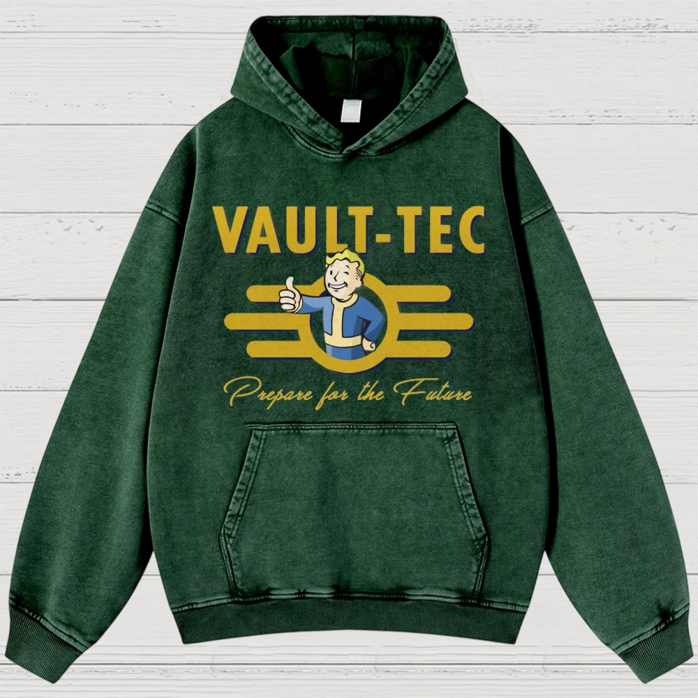 Vault-Tec Retro Washed Hoodies