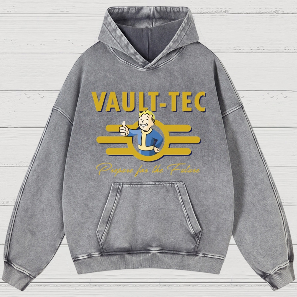 Vault-Tec Retro Washed Hoodies