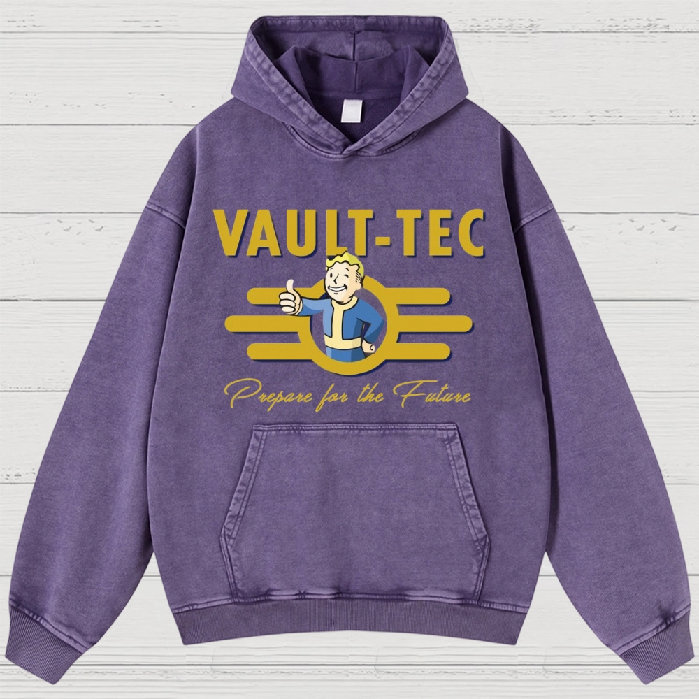 Vault-Tec Retro Washed Hoodies