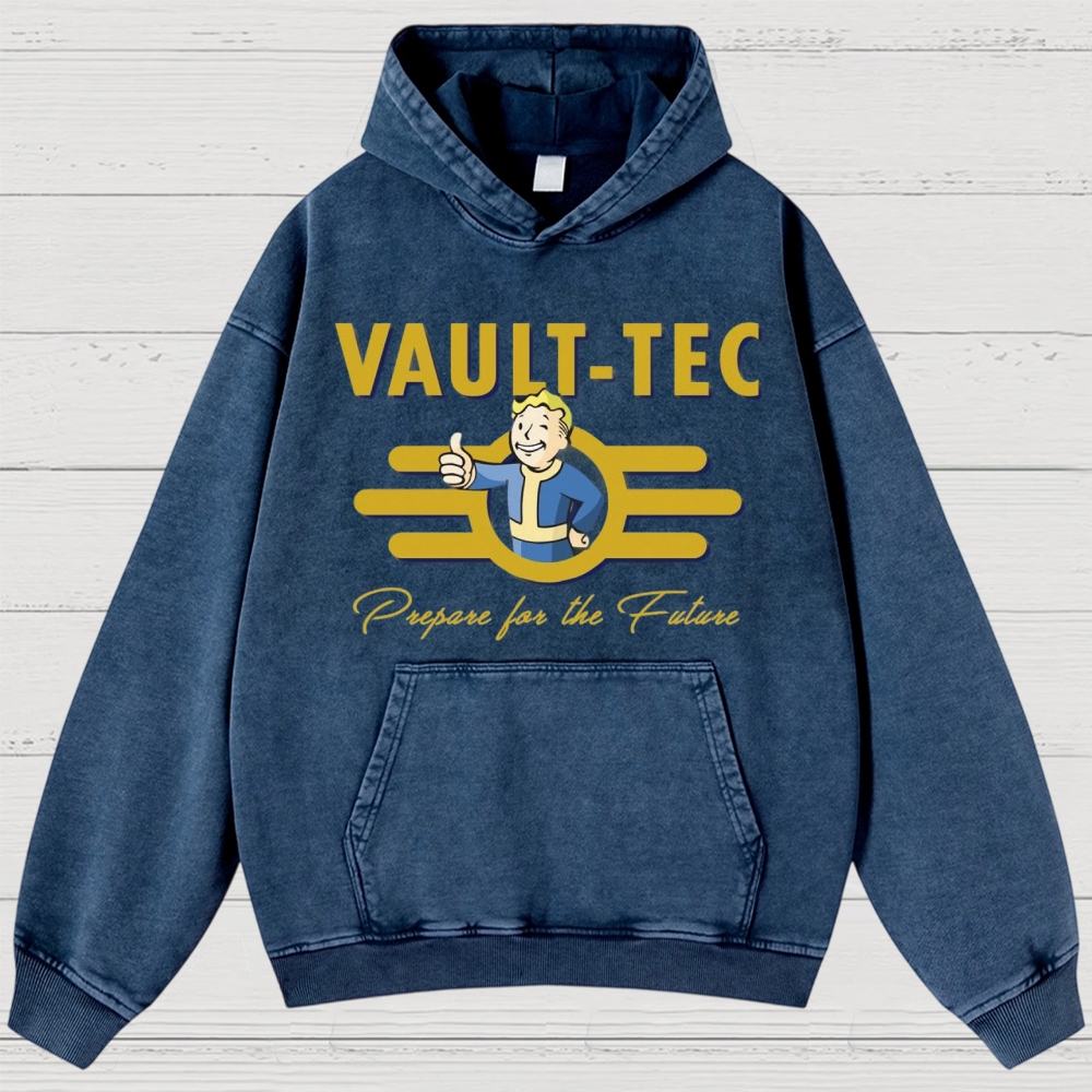 Vault-Tec Retro Washed Hoodies
