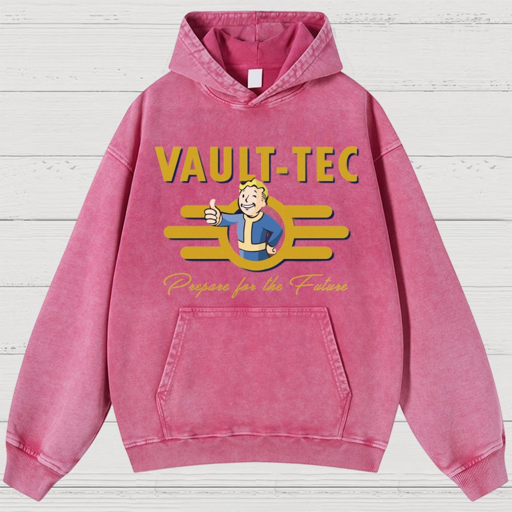 Vault-Tec Retro Washed Hoodies