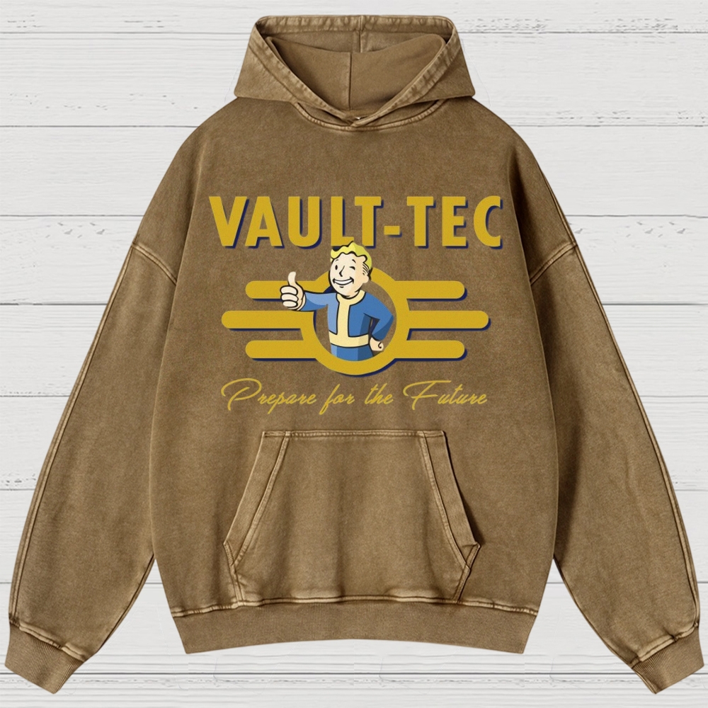 Vault-Tec Retro Washed Hoodies