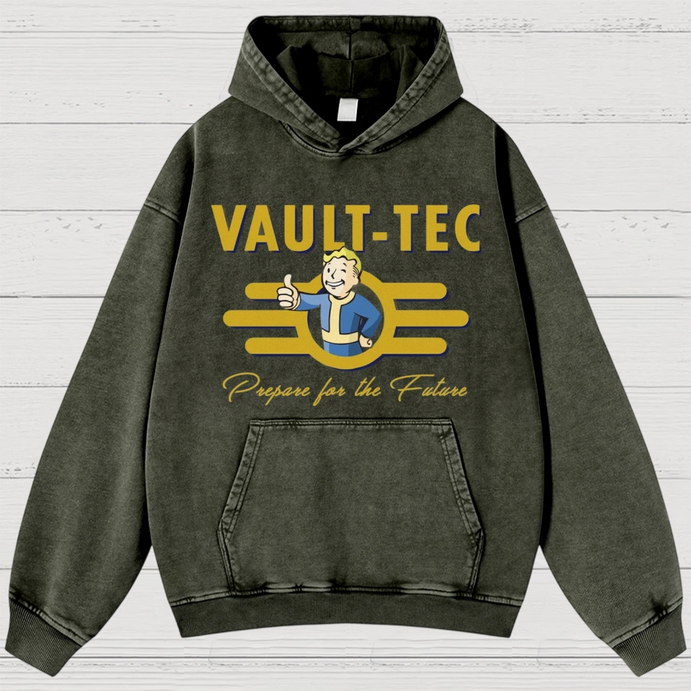 Vault-Tec Retro Washed Hoodies