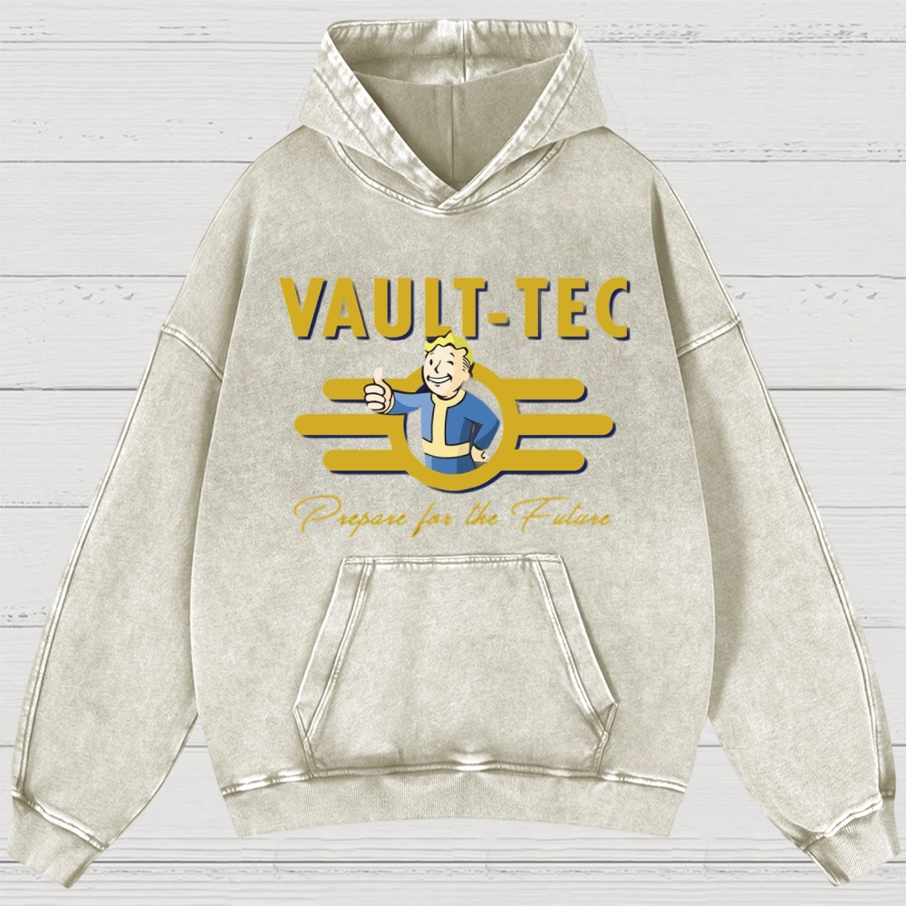 Vault-Tec Retro Washed Hoodies