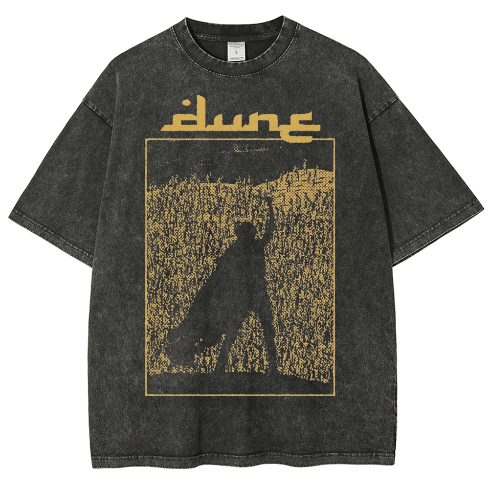  Fremen Silhouette Graphic Washed T-Shirt