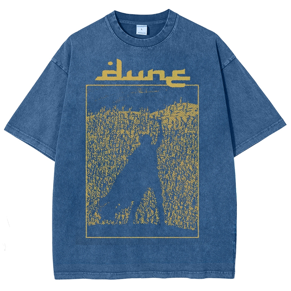  Fremen Silhouette Graphic Washed T-Shirt