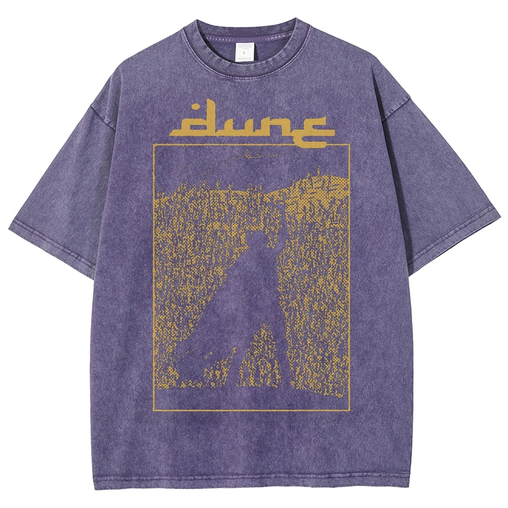  Fremen Silhouette Graphic Washed T-Shirt