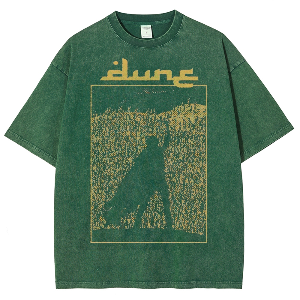  Fremen Silhouette Graphic Washed T-Shirt