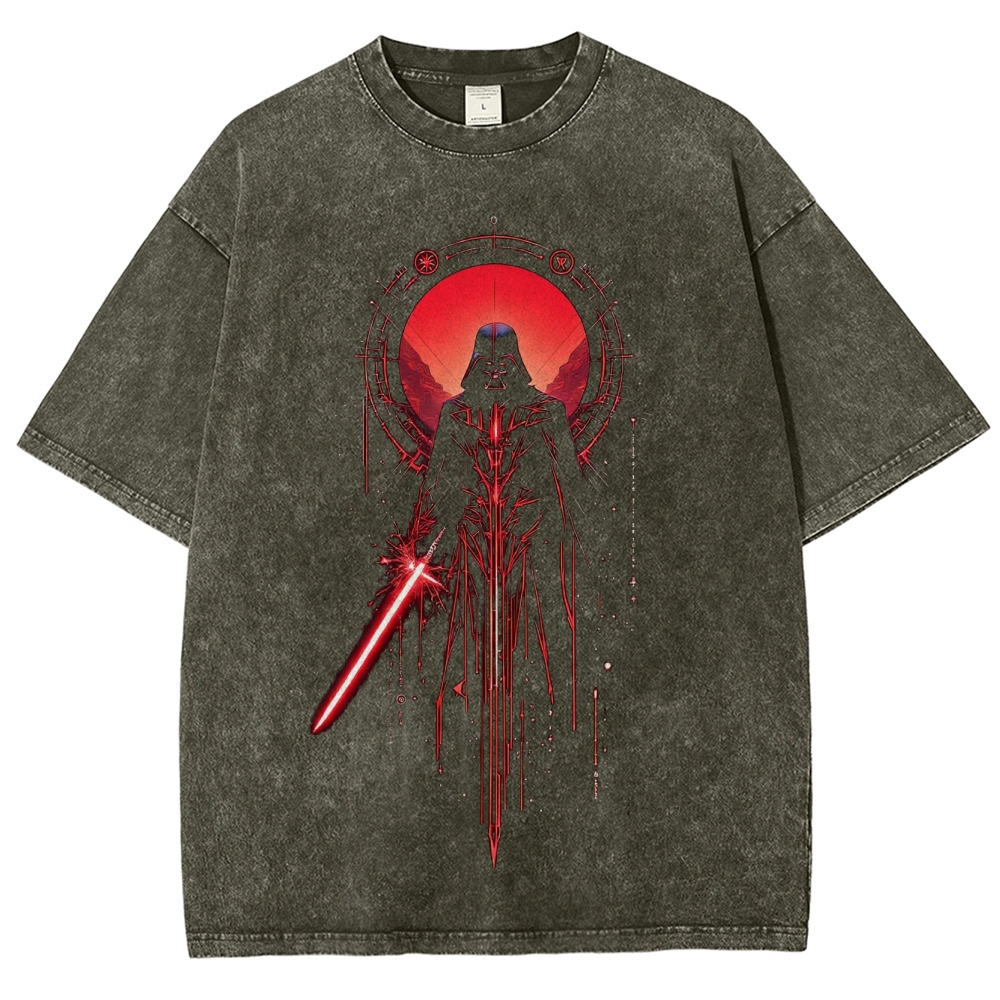 Darth Vader Retro Washed T-Shirt