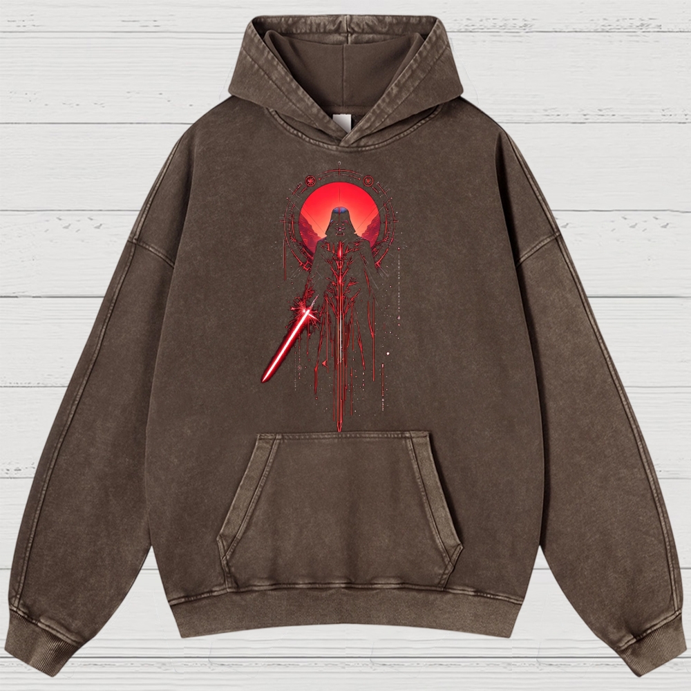 Darth Vader Retro Washed Hoodies