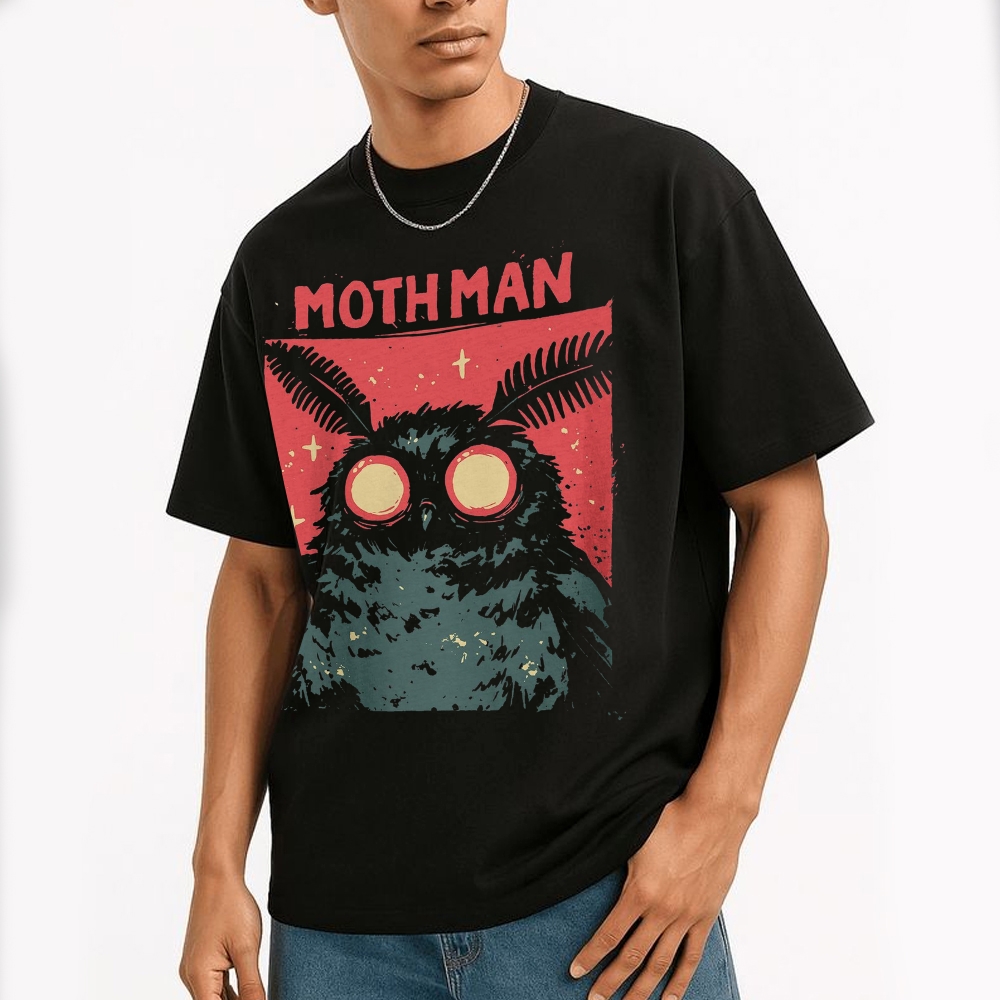 Mothman Sightings Cotton T-shirt 