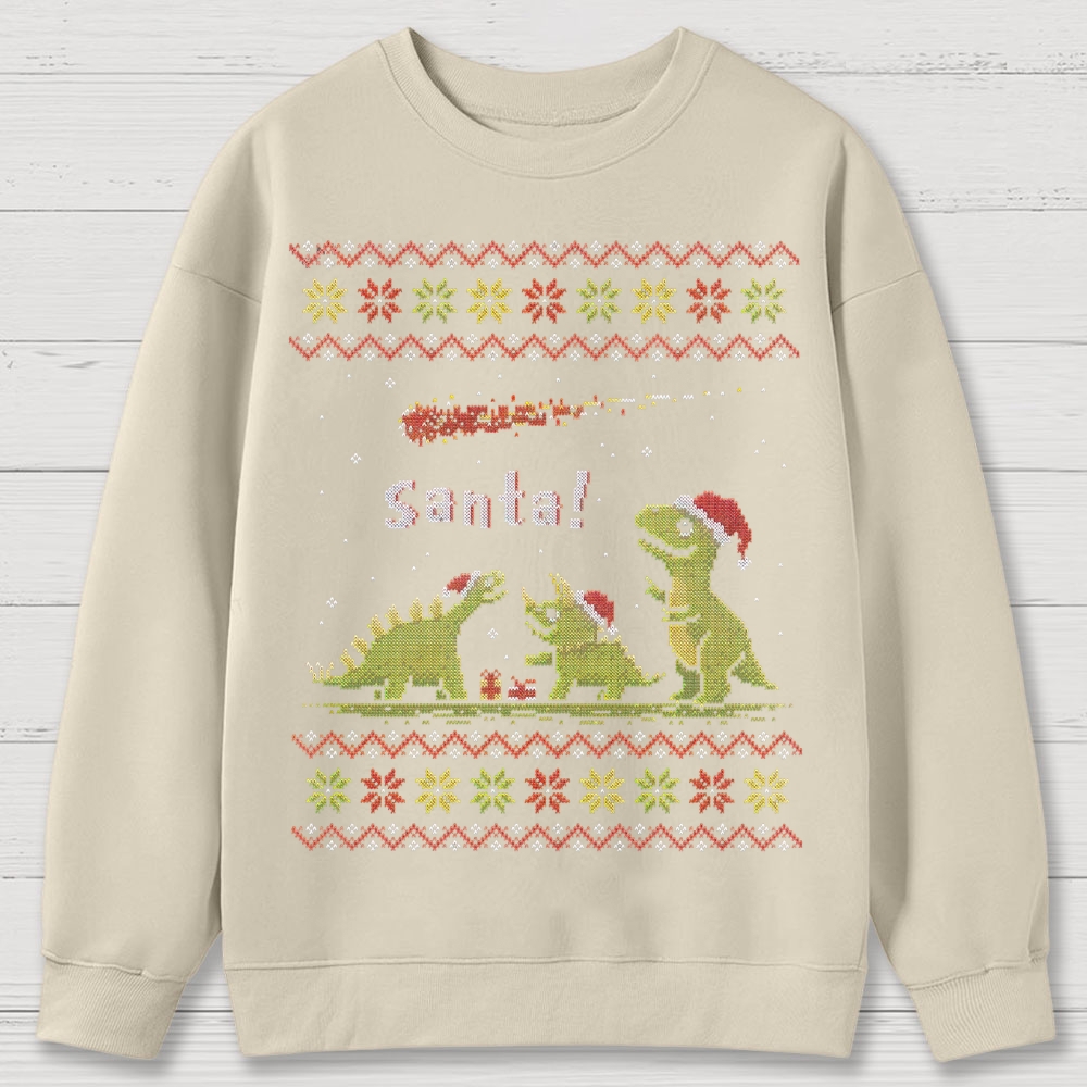 Santa! Cotton Sweatshirts 
