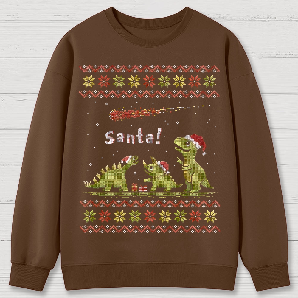Santa! Cotton Sweatshirts 