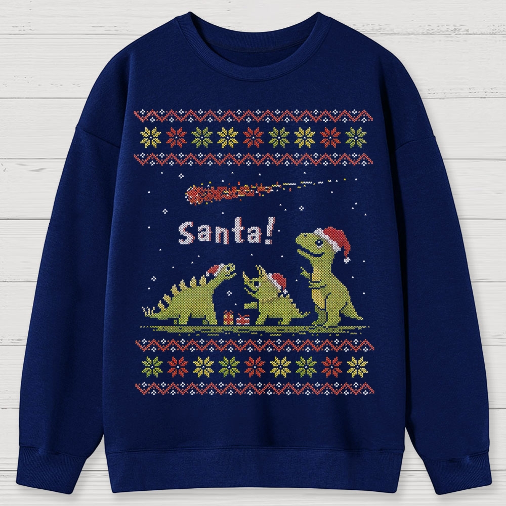 Santa! Cotton Sweatshirts 
