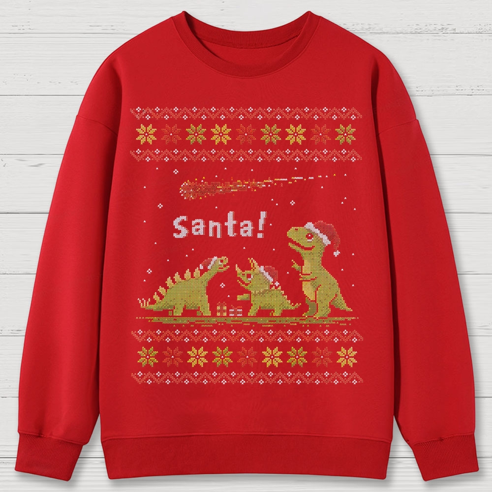 Santa! Cotton Sweatshirts 